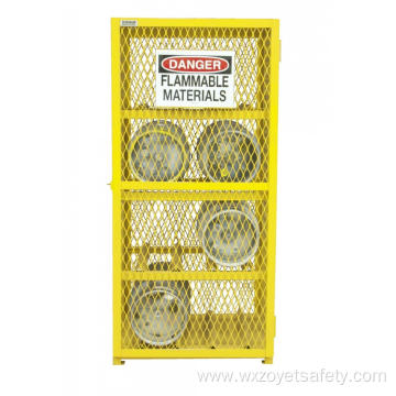 8 Gas cylinder storage cage